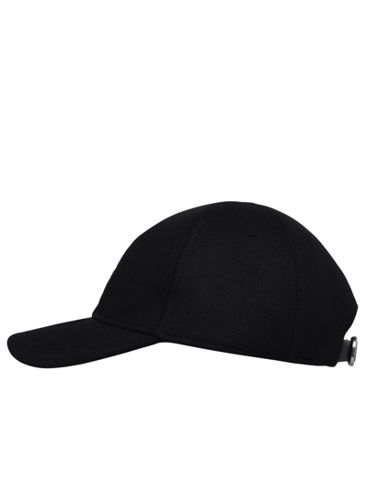 Shop Jil Sander Black Cashmere Hat