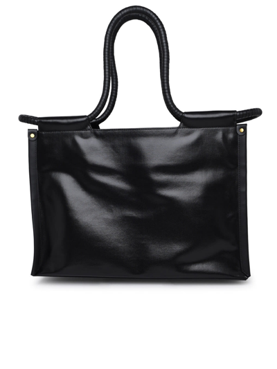 Shop Isabel Marant Toledo Black Cow Leather Bag