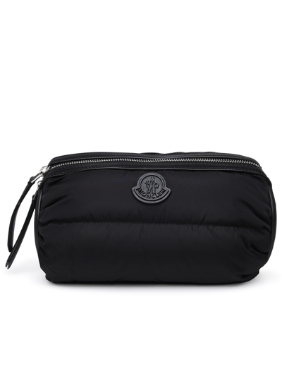 Shop Moncler Keoni Black Water-repellent Nylon Crossbody Bag
