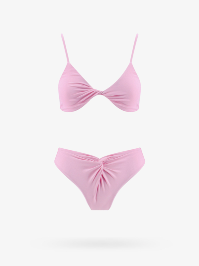 Shop Cheri' High Leg Swimwear In Pink