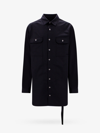 Shop Drkshdw Long Sleeves Closure With Metal Buttons Shirts In Black