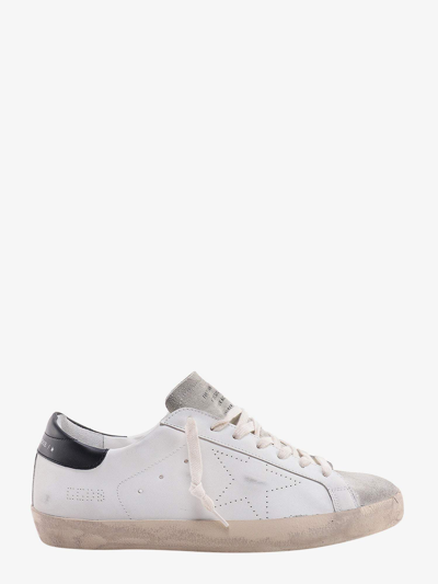 Shop Golden Goose Leather Lace-up Sneakers In White