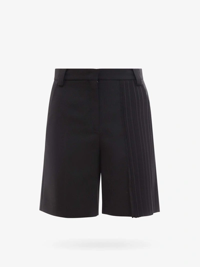 Shop K Krizia Closure With Zip Stitched Profile Shorts In Black
