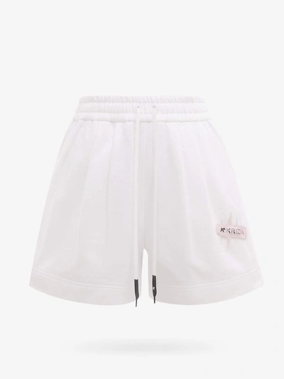 Shop K Krizia Cotton Shorts In White