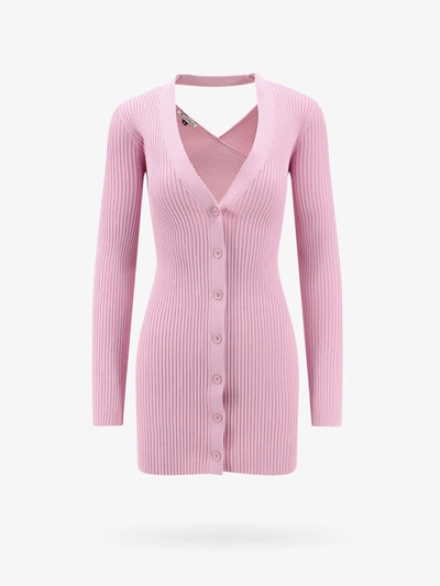 Shop K Krizia Long Sleeves Closure With Buttons Knitwear In Pink