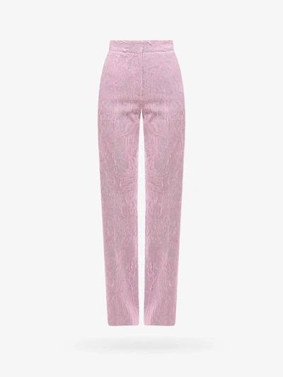 Shop Krizia Straight Leg Pants In Pink