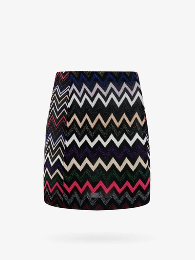 Shop Missoni Closure With Zip Unlined Skirts In Multicolor