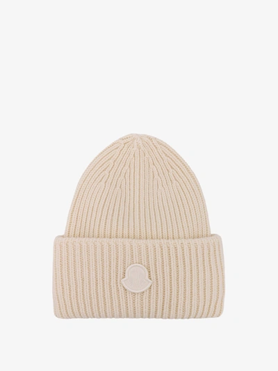 Shop Moncler Wool Unlined Hats In Pink