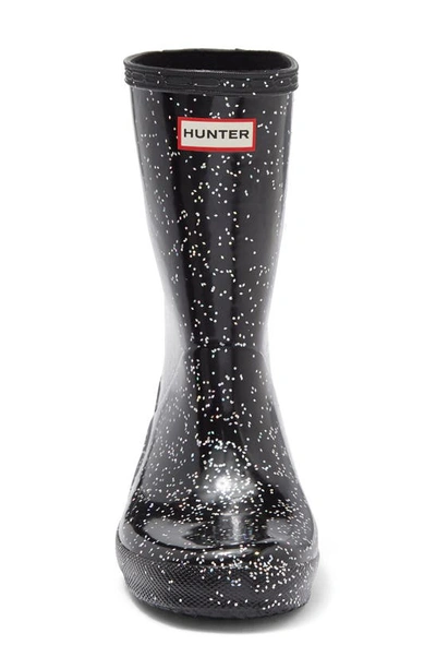 Shop Hunter Kids' First Classic Rain Boot In Black