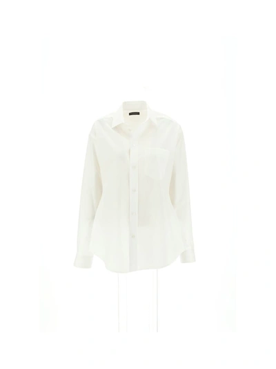 Shop Balenciaga Shirts In White