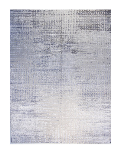 Shop F.j. Kashanian Ashley Wool Rug In Silver