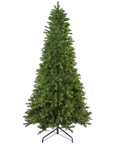 Northern Lights Northlight 9ft Pre-lit Slim Eastern Pine Artificial Christmas Tree - Clear Lights In Green
