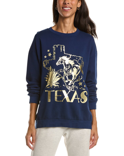 Project Social T Texas Sweatshirt In Blue