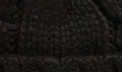 Shop Ugg Cable Knit Pom Beanie In Black