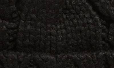 Ugg Cable Knit Pom Beanie In Black