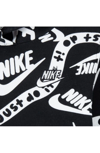 Shop Nike Kids' Sportswear Club Fleece Hoodie In Black