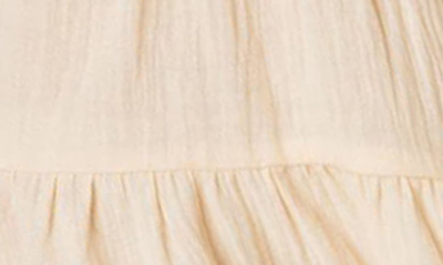 Edikted Veronica Texture Cover-up Romper In Beige
