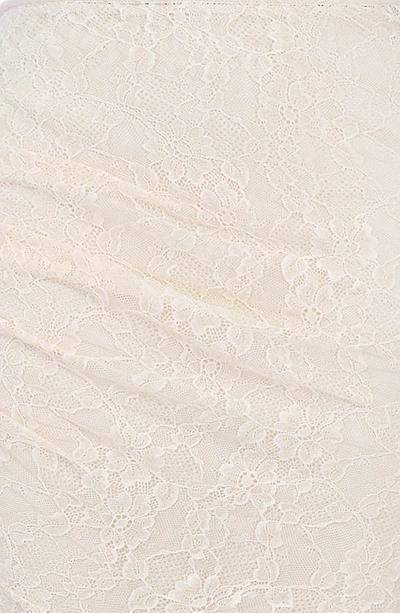 House Of Cb Therese Floral Lace Maxi Skirt In Vintage Cream