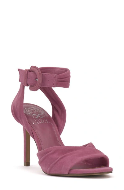 Shop Vince Camuto Anyria Ankle Strap Sandal In Berry Pink