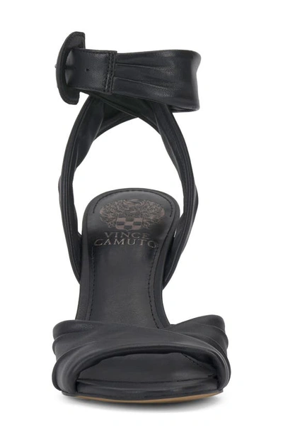Shop Vince Camuto Anyria Ankle Strap Sandal In Black