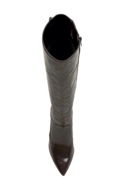Shop Vince Camuto Alessa Knee High Pointed Toe Boot In Coffee Bean