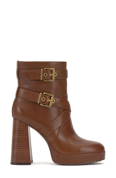 Shop Vince Camuto Coliana Platform Bootie In Whiskey