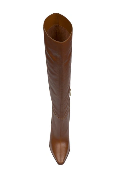 Shop Vince Camuto Tiasie Over The Knee Wedge Boot In Whiskey