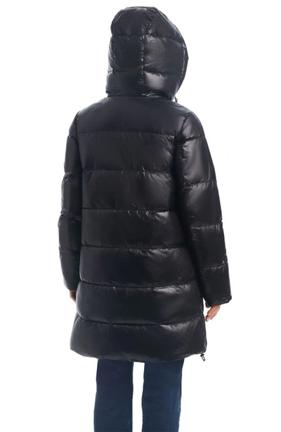 Shop Sanctuary Hooded Puffer Coat In Black