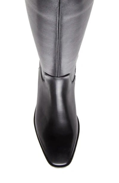 Shop Blondo Starling Waterproof Knee High Boot In Black Leather