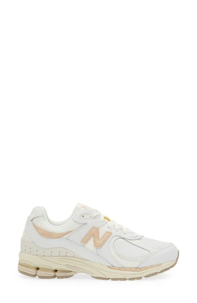 Shop New Balance 2002r Sneaker In Bright White/ Frappe