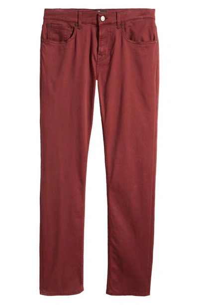 Shop 7 For All Mankind Slimmy Luxe Performance Plus Slim Fit Pants In Mulberry