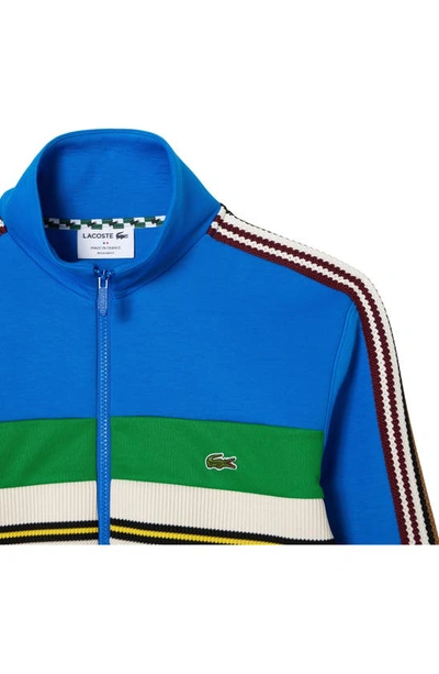 Shop Lacoste Chest Stripe Track Jacket In Siy Hilo
