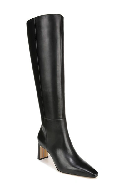 Shop Sam Edelman Sylvia Knee High Boot In Black Leather