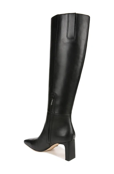 Sam Edelman Sylvia Knee High Boot In Black Leather