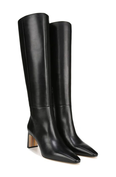 Shop Sam Edelman Sylvia Knee High Boot In Black Leather