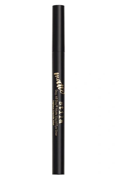 Stila Stay All Day® Matte Liquid Eye Liner In Intense Black Matte
