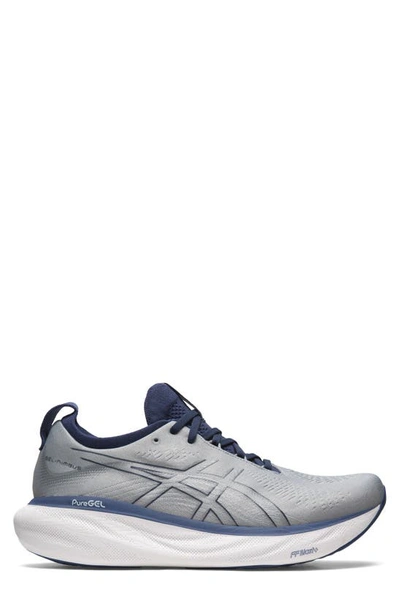 Shop Asics Gel-nimbus® 25 Running Shoe In Sheet Rock/ Indigo Bl