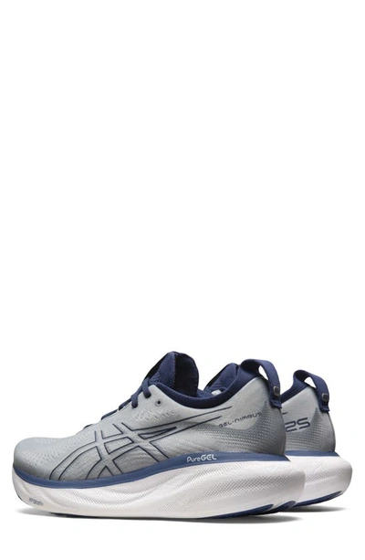 Shop Asics Gel-nimbus® 25 Running Shoe In Sheet Rock/ Indigo Bl
