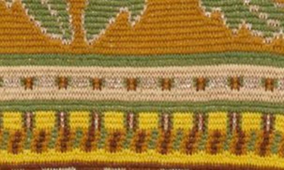 Shop Kenzo Fair Isle Wool Blend Crewneck Sweater In 40- Golden Yellow