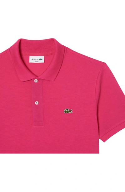 Shop Lacoste Slim Fit Piqué Polo In Sqi Spinelle