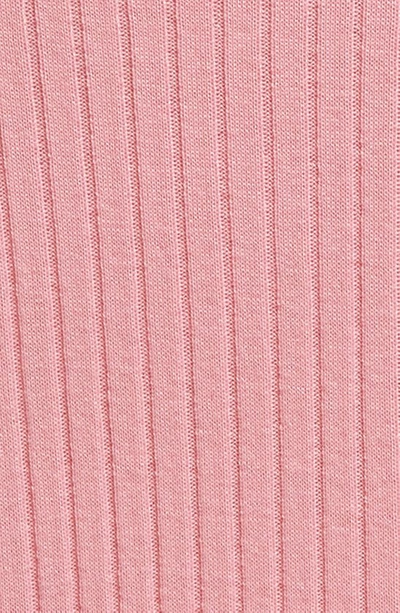 Versace Ribbed-knit Side-button Jumper In Rose