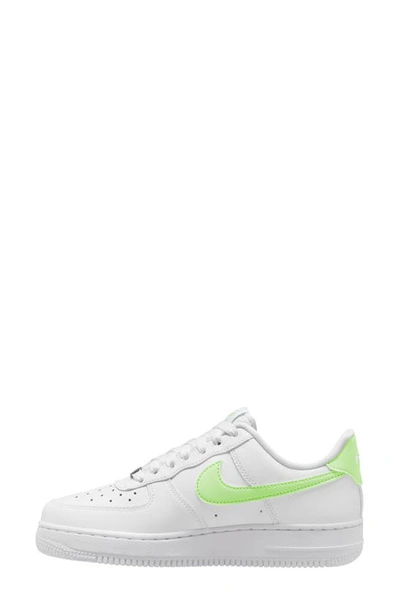 Shop Nike Air Force 1 '07 Sneaker In White/ Lime Blast