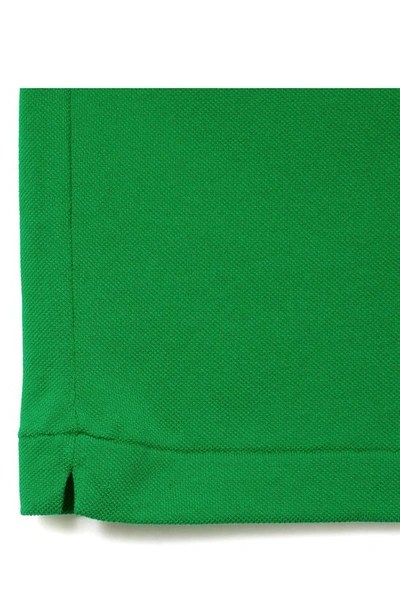Lacoste Logo-patch Short-sleeve Polo Shirt In Siw Calathea