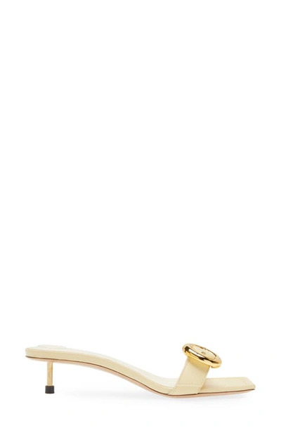 Shop Jacquemus Regalo Basses Slide Sandal In Ivory