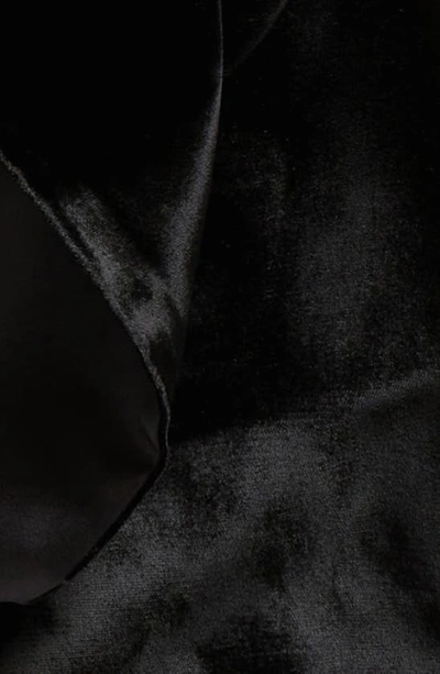 Tom Ford Fringe Satin Scarf In Black