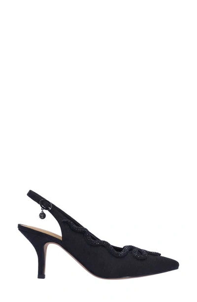 J. Reneé Fedosia Slingback Pointed Toe Pump In Black
