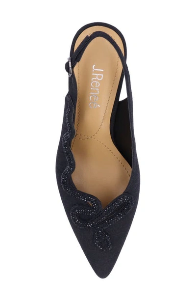 Shop J. Reneé Fedosia Slingback Pointed Toe Pump In Black