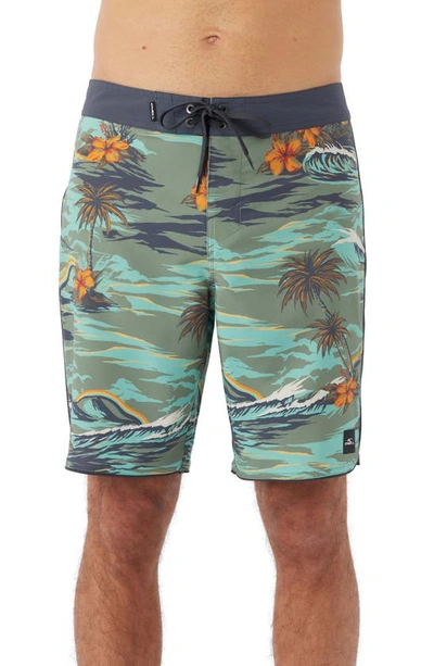 O'NEILL O'NEILL HYPERFREAK MYSTO SCALLOP BOARD SHORTS 