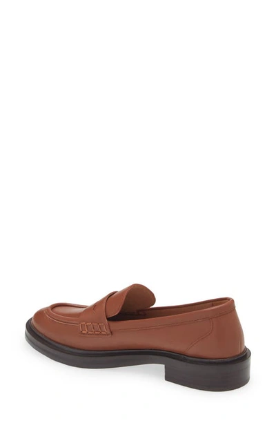 Shop Madewell The Vernon Loafer In Dried Maple