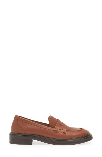 Shop Madewell The Vernon Loafer In Dried Maple